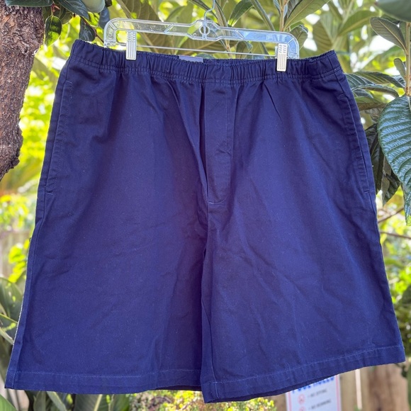 Cherokee Navy Men's Flat Front Drawstring Shorts Shorts | Size XL - Picture 2 of 6